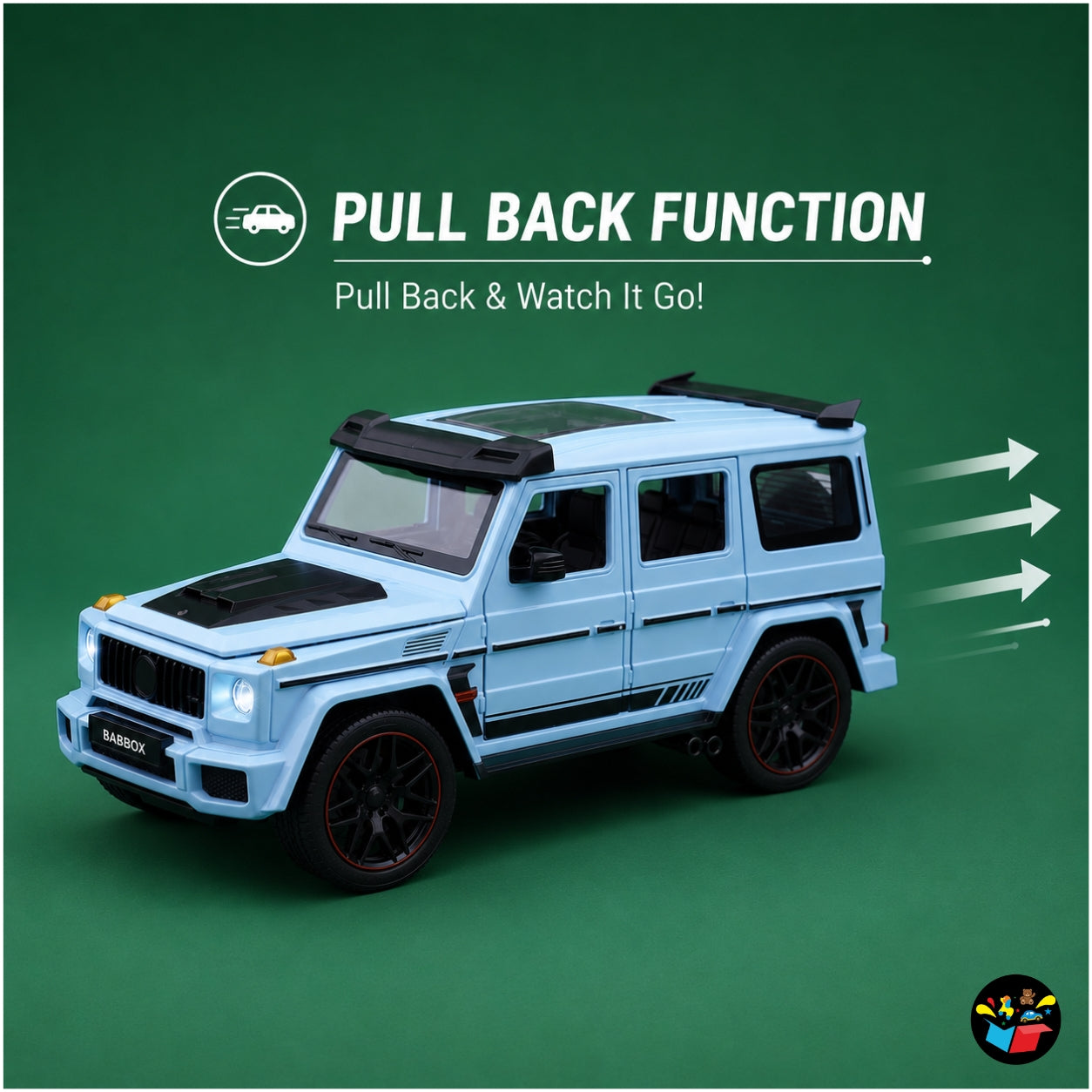 Mercedes AMG G63 Diecast Car with Pull Back