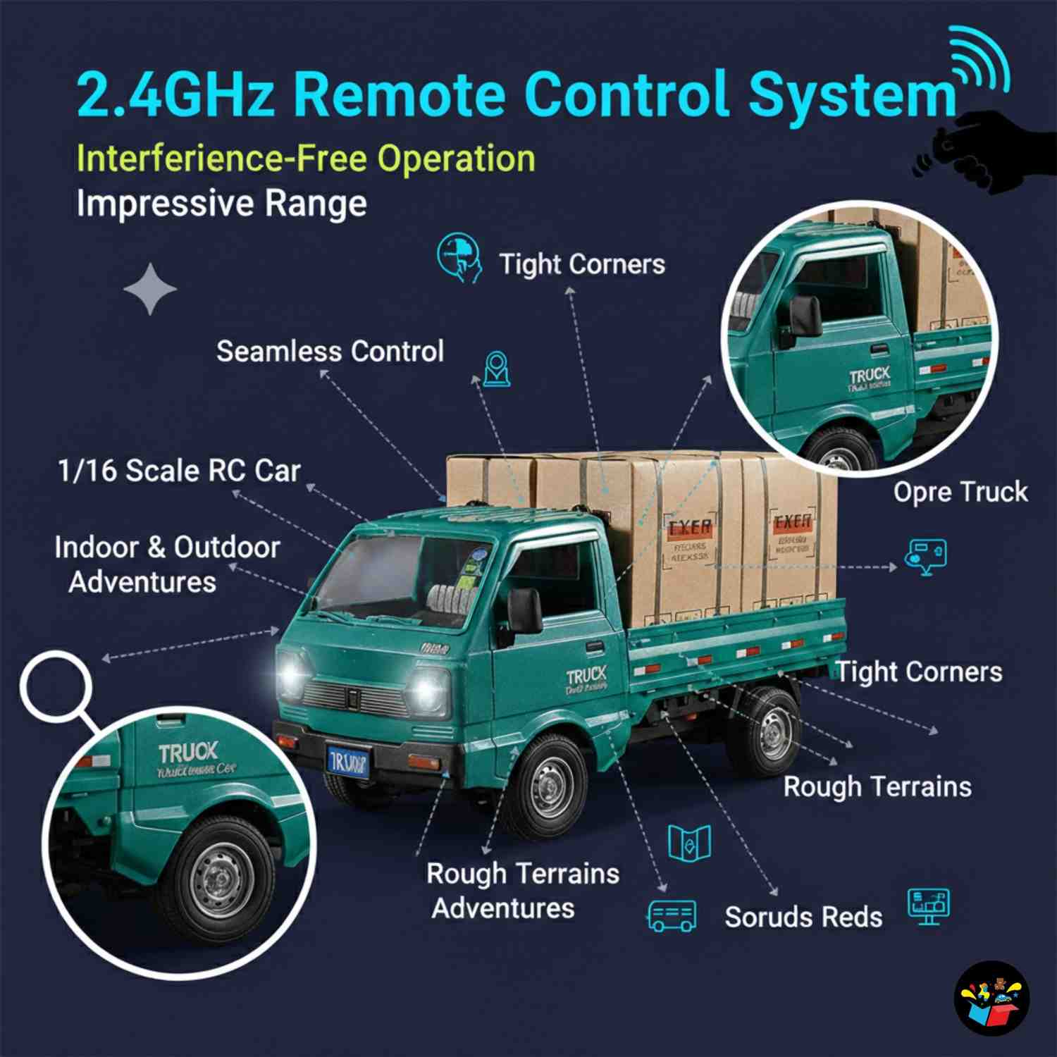 Truck Remote Control with Spray