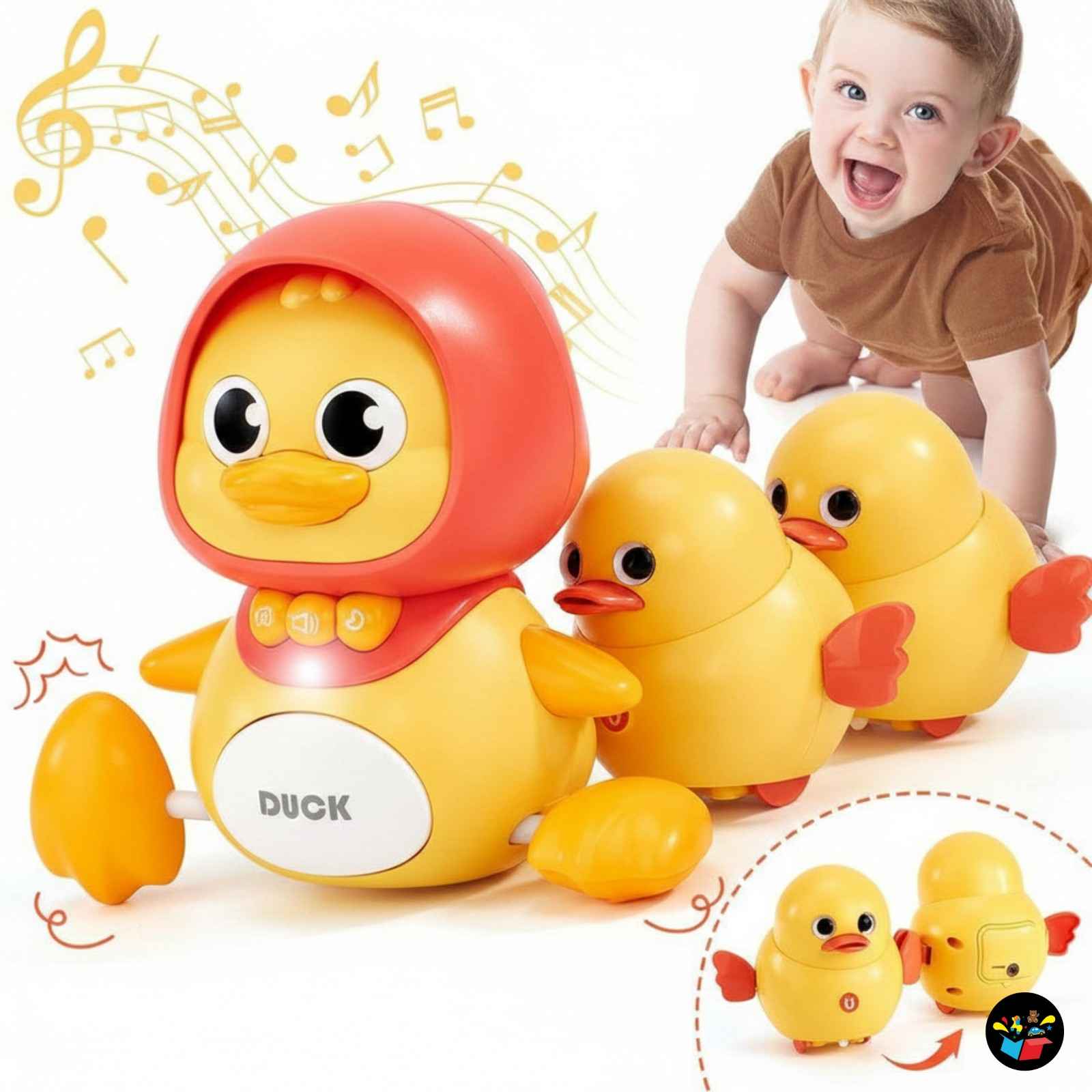 Musical Mother Duck & Ducklings Toy