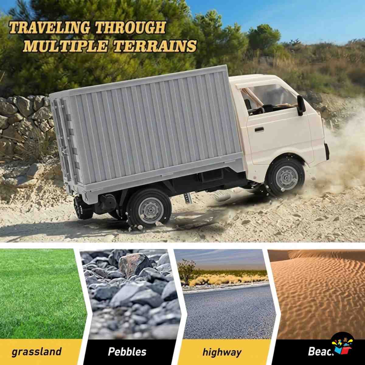 Container Truck Remote Control with Spray