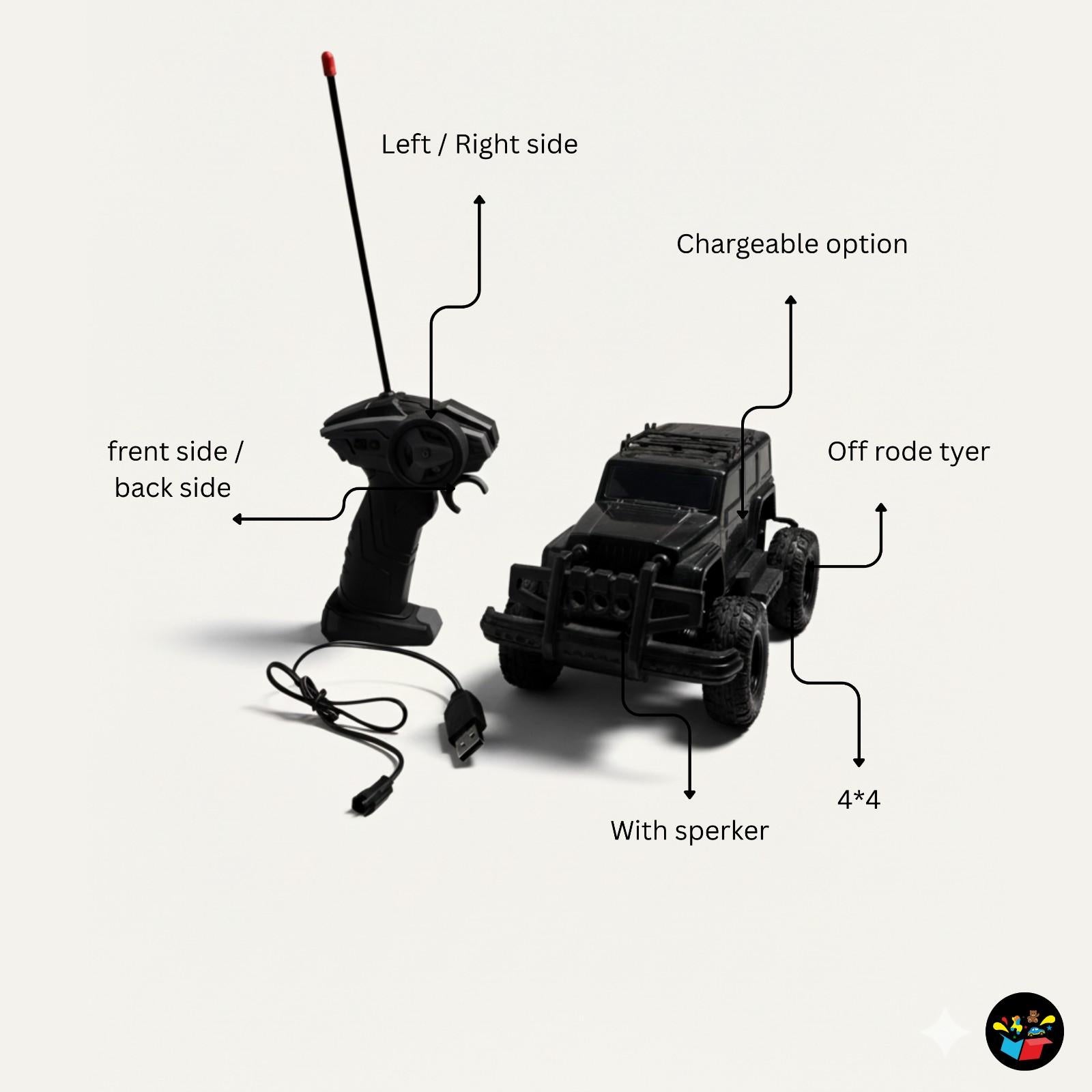 Remote Control Off Road Car with Rechargeable Uses