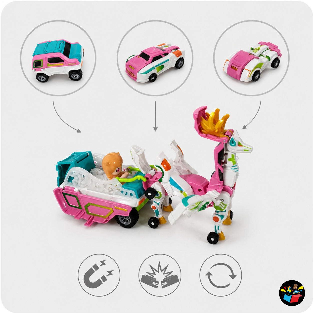 MARS DEER 3-IN-1 TRANSFORMING TOY