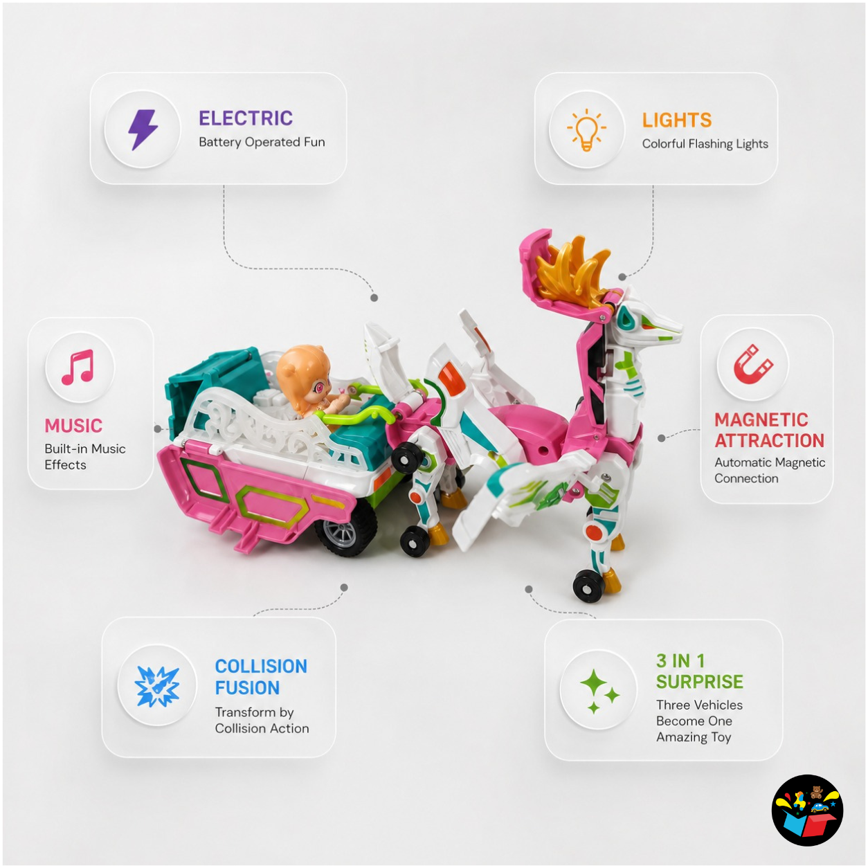 MARS DEER 3-IN-1 TRANSFORMING TOY