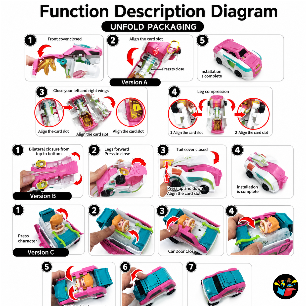 MARS DEER 3-IN-1 TRANSFORMING TOY