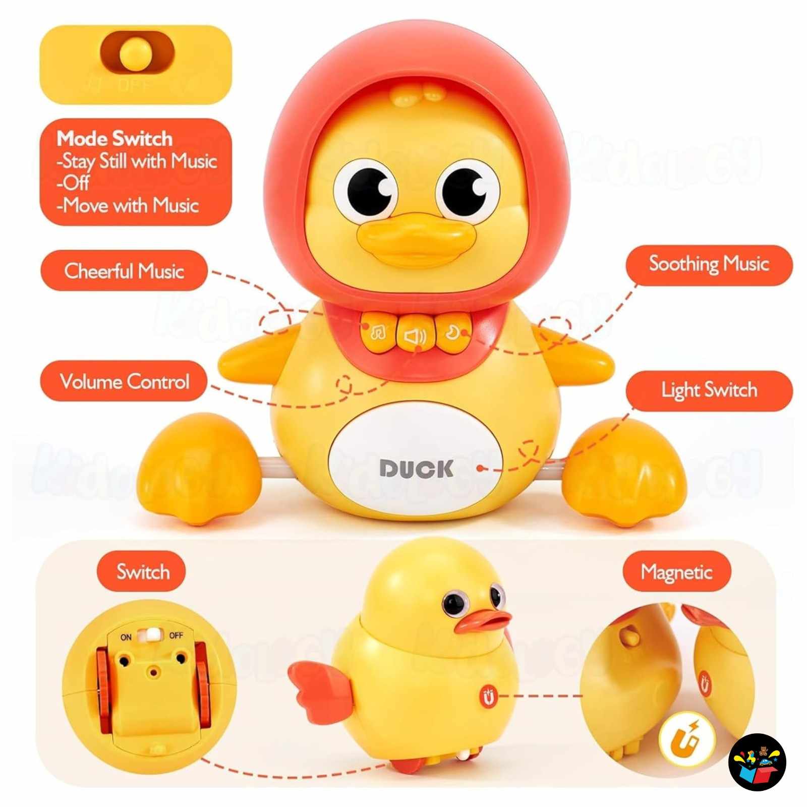 Musical Mother Duck & Ducklings Toy