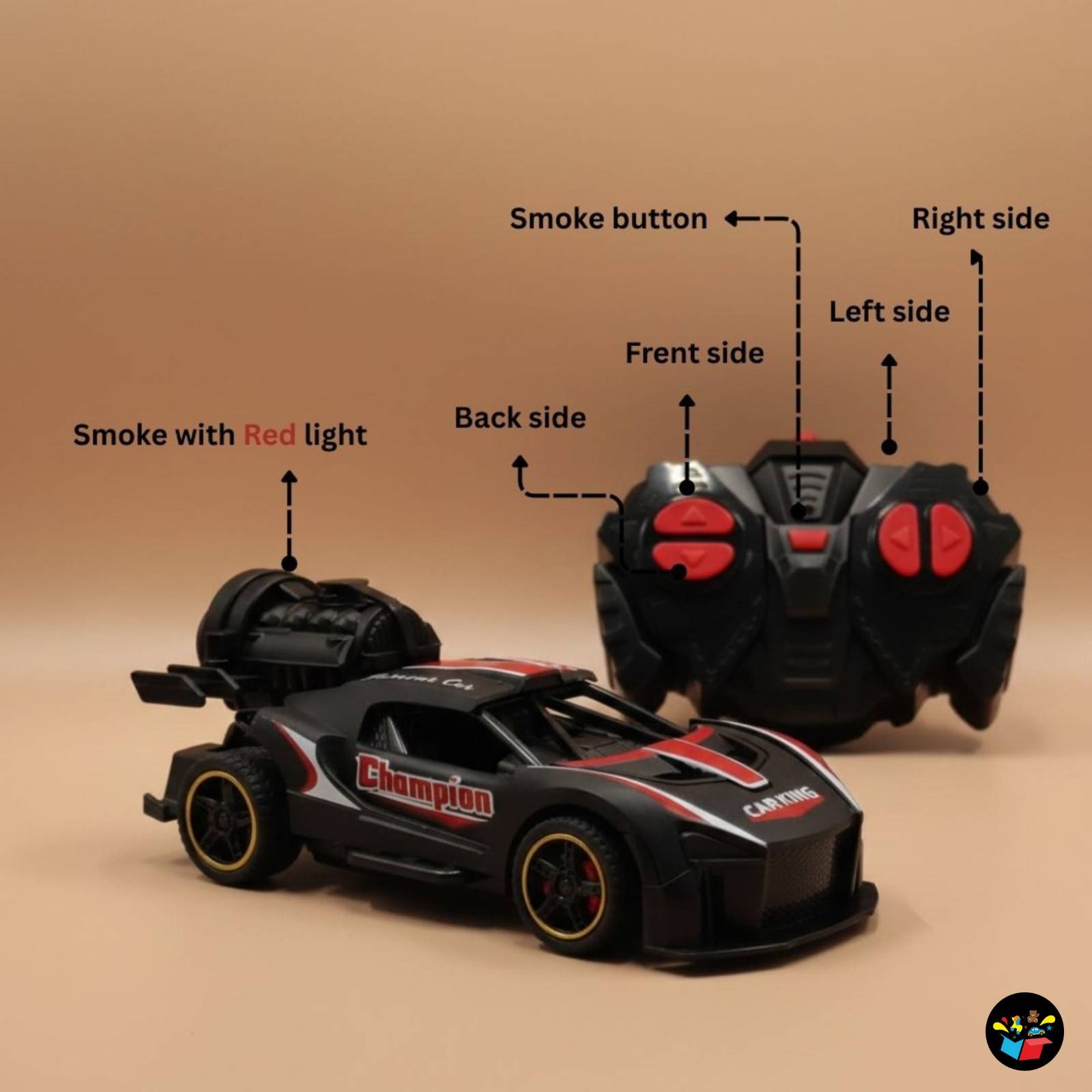 Remote Control Smoke Car