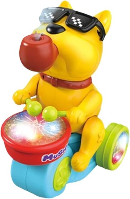 Puppy Musician Drumming Dog Toy