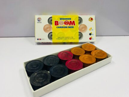Wooden Boom Carrom Men